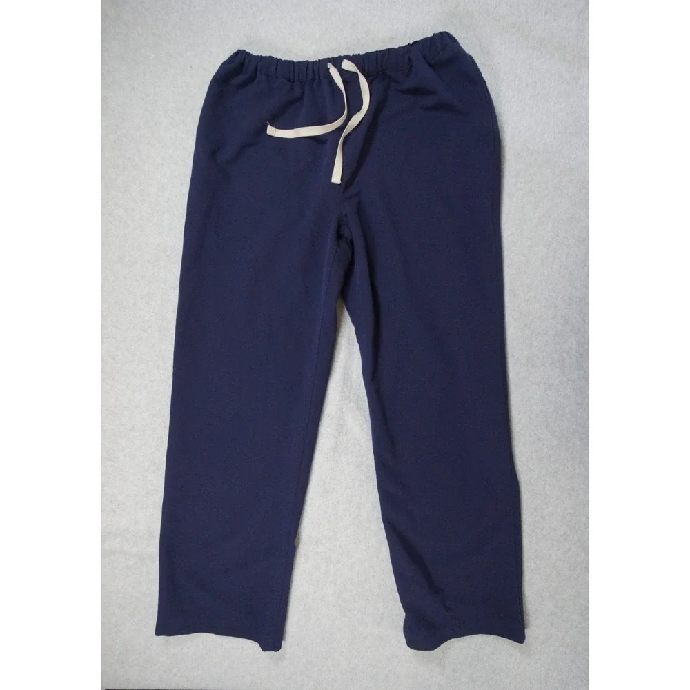 Figs Pants Mens Large Blue Scrub Technical Pisco Bottom Nurse Workwear Stretch